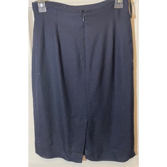 Liz Clairborne Pencil Skirt Size 6P Navy EUC - Picture 2 of 3